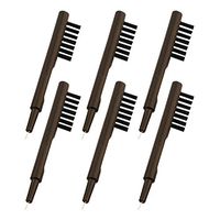 Hearing Aid Cleaning Brush - Healthy Care Hearing Aid Accessories Cleaning Kits,7 Bunch Brush with Magnet and Loop,6 Pack
