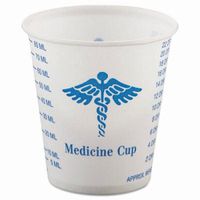 SCCR3 - Paper Medical amp; Dental Graduated Cups, 3 Oz, White/Blue, 100/bag