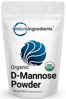 Organic D Mannose Powder, 8.8 Ounce (250 Grams), Maximum Strength to Powerfully Support Urinary Tract Cleanse and Bladder Health for Both Men and Women, No GMOs and Vegan Friendly