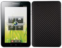 Skinomi Black Carbon Fiber Full Body Skin Compatible with Lenovo IdeaPad A1 (Full Coverage) TechSkin with Anti-Bubble Clear Film Screen Protector