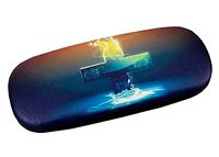 PU Leather Hard Shell Eyeglass Case Glasses Storage Case Protective Case for Glasses Cross Pattern - 03