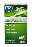 Triple Edge XL - Daily Energy and Performance Booster - Herbal Supplement with Natural Extracts That Promotes Physical Energy, Mental Energy, Improved Performance