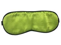 Amint Contoured Design Finest Charmeuse Sleep Eye Mask Blindfold with Ear Plugs Travel Green,7.9"*3.5"
