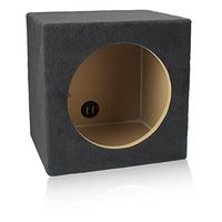 1.00 ft^3 Sealed MDF Sub Woofer Enclosure for Single JL Audio 12" W6v3 (12W6v3) Car Subwoofer - 3/4" Premium MDF Construction - Made in U.S.A.