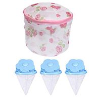 Lopty Filtering Net Floating Pet Hair Catcher Hair Removal Device Bra Wash Bag for Bras (B)