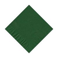 200 Hunter Green (4 Pks of 50) 2 Ply 10 X 10" Plain Solid Color Beverage Cocktail Napkins