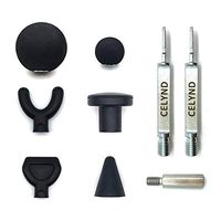 CELYND Jigsaw Massage Adapter Bit 6 Pcs Percussion Massage Balls Deep Tissue Muscle Relaxation Massager Heads