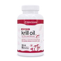 Krill Oil Omega 3-6-9 Supplement 500 mg, 90 Softgels with EPA, DHA and Astaxanthin for Men and Women