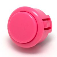 Sanwa OBSF-30 PINK OEM Arcade Push Button (Mad Catz SF4 Tournament Joystick Compatible)