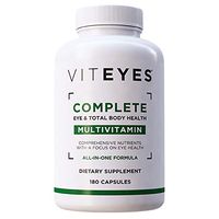 Viteyes Complete Eye & Total Body Health Multivitamin Nutritional Supplement, 180 Capsules