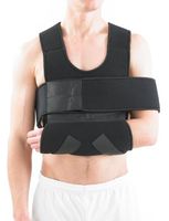 Neo G Comfort Shoulder Immobilizer - Breathable & Lightweight Fabric - for Pre/Post-Surgery Aid, Support & Elevate Arm, Injury Recovery, Arm Immobilization – Class 1 Medical Device – 1 Size