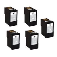 Amsahr 18C1954 Lexmark X2690 Remanufactured Replacement Ink Cartridges - Includes Five Black Cartridges Ink