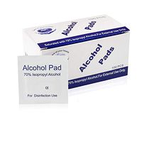 Disposable Wet Wipes, 100 Disinfected Wipes Travel Pack 70 Alcohol Wipes Individually Wrapped Cleaning Wipes Alcohol Pads for Hands, Electronics, Glasses Lens, Screen Wipes