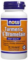 NOW Foods - Turmeric & Bromelain Joint Health - 90 Vegetarian Capsules ( Multi-Pack)