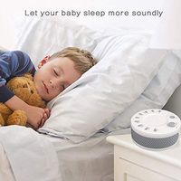 LQ-RLL Sleep Therapy Device Sound Machine Sleep, White Noise Machine for Babies and Adults, Sleep and Noise Canceling, Home, Office