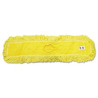 Rubbermaid J15500YEL Trapper Commercial Dust Mop, Looped-end Launderable, 5" x 36", Yellow