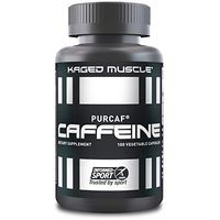 Kaged Muscle, PurCaf Organic Caffeine Capsules, Energy Boost, No Jitters, 90% Pure Caffeine, 100 Caffeine Pills