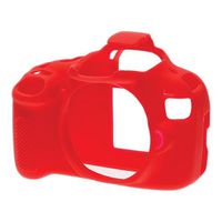 easyCover Silicon Case for Canon 1200D T5 Cameras, Red