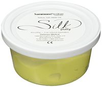 Sammons Preston Silk Putty, Yellow, Soft, 2 oz, Occupational & Physical Therapy, Therapeutic Exercise, Flexible & Smooth Putty for Hand Strengthening, Arthritis, Postoperative Recovery