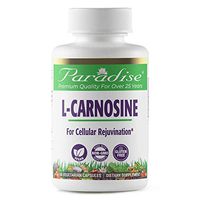 Paradise Herbs Carnosine (l-Carnosine) Vegetarian Capsules, 60 Count