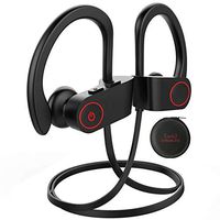 Wireless Headphones Bluetooth Earbuds With Mic for Running Gym Deep Bass Sports Wireless Earphones Sweatproof Headsets Compatible with iPhone Android TV (Dark Gray)