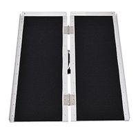 3FT Portable Aluminum Wheelchair Ramp Capacity 600lbs w/Built-in Carrying Handle