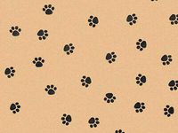 PAW Print Kraft Animal Print Gift Grade Tissue Paper Sheets 15" x 20" Pack of 5BHND-0504