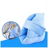 WLDQ Heel Protectors for Pressure Sores,Foot Pillow Heel Cushion Protectors, Pressure Sore and Heel Ulcer Relief - Breathable Double Filled Moisture Wicking Core (Size : 2piece)