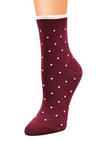 XUGWLKJ Women’s Polka Dot Socks Cotton Casual Crew Socks Pack of 12