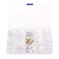 OTGO 150 Pairs(15 Styles) Eyeglass Sunglasses Soft Silicone Spectacles Screw On Nose Pads Repair Tool