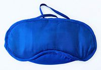 Bulk Cheap Sleep Mask Royal Blue 20PCS Bulk (Price for 20PCS)- Advertising Promotional Item. W/Nose Guard and 2 Straps-Matching Elastic - Blindfold (Royal Blue) by EZ REST