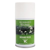 Microburst 9000 Air Freshener Refill, Orchard Fields, 5.3 Oz Aerosol, 4/carton