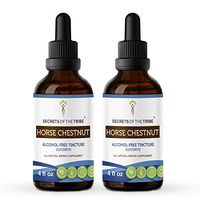 Horse Chestnut Tincture Alcohol-Free Liquid Extract, Organic Horse Chestnut (Aesculus hippocastanum) Dried Nut (2x4 FL OZ)