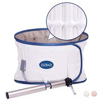 ZSZABCE Decompression Back Belt - Lumbar Traction Device Back Brace Back Pain Lower Lumbar Support - One Size (White)