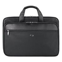 USLUGGAGE SGB3004 Classic Smart Strap Briefcase, 16", 17 1/2 x 5 1/2 x 12, Black