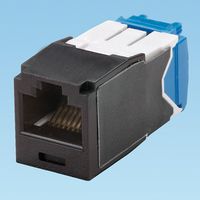 Panduit CJ6X88TGBL Category-6A 8-Wire TG-Style Jack Module, Black