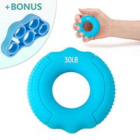Tecing Grip Strength Trainer Upgraded Hand Grip Strengthener - Hand Exerciser Grip Strengthener Ring Finger Strengthener Silicone Forearm Grip Workout Hand Strengthening Equipment