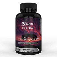 Sano Nutrition Natural Soothing Supplement: Stress Relief, Relaxation & Anxiety Calm Supplement| Ashwagandha & Vitamins Botanical Blend|Herbal Non-GMO USA-Made Energy & Mood Booster|60 Veggie Capsules