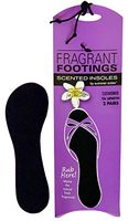 Summer Soles Fragrant Footings Ultra Absorbent Trim-to-Fit Insoles, 2 Pairs