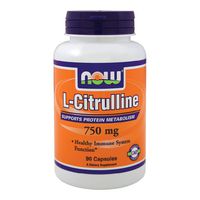 NOW Foods L-Citrulline 750 mg - 90 Veg Capsules