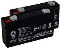 SPS Brand 6V 1.3Ah Replacement Battery for Sentry Lite PM612 (2 Pack)
