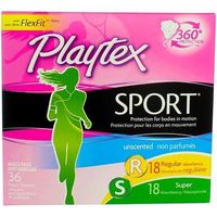 Playtex Sport Tampons with Plastic Applicators Unscented Multi-Pack - 36 ct