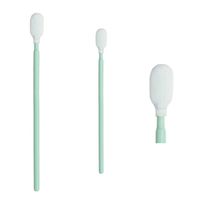3.93" Cleanroom Lint Free Medium Microfiber Cleaning Swabs with Flexible Paddle Head Cleaning for PCB, Optical Lens, Camera Sensors, Electronics CK-MS766 (500)