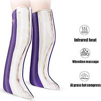 ZWPY Leg Massager, Foot Massage Machine with Heating and Vibration for Foot Calf Wraps Massage Muscles Relaxation Boosts Circulation