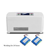 Tellgoy Portable Insulin Refrigerator for 2-8℃, Thermostat Medicine Box Chargeable, Mini Car Refrigerated Support Power Bank 5V, Insulin Storage Box for Travel Camping Picnic,B