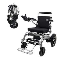 ZXOIHH Aluminum Alloy Battery Power Automatic Motorized Foldable Electric Wheelchair for Handicapped People