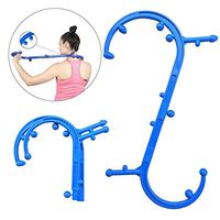 Eilane Back and Neck Massager Tool, Trigger Point Self Deep Muscle Massage Hook Portable Foldable Multifunction Massage Cane Fibromyalgia Pain Relief