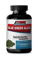 Pure Herbal Supplement to Boost Energy Levels - Klamath Blue Green Algae 500mg (1 Bottle 60 Capsules)