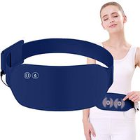 MOREHM Portable Heating Pad for Cramps, Far Infrared Electric USB Massage Warming Belt for Lower Back, Stomach, Waist, Abdomen, Neck, Shoulders, Menstrual Period Pain Relief (Navy Blue)