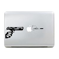 Apple with Gun & Bullet-Creative Vinyl Cartoon Skin Decal Sticker for Apple MacBook Pro/Air 13 Inch Laptop ...